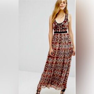 BCBGeneration Patchwork Maxi dress